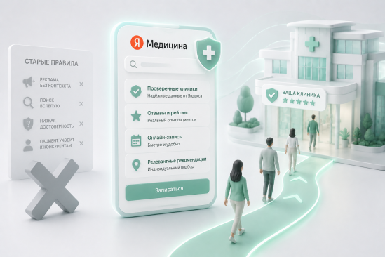 Новый раздел Яндекса «Медицина»: как изменились правила привлечения пациентов
